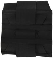 Bilt-Rite Mastex Health 10 Inch Criss-Cross Support with Straps, Black, X-Small