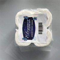 Lauwodun 4Rolls 3-ply Toilet Paper Soft Smooth Household Family Daily Use White