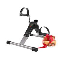 Folding Pedal Exerciser,Under Desk Cycle,Physical Therapy Leg and Arm Exercisers Peddle,Mini Stationary Bike