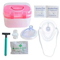 elysaid Fast CPR Response Kit AED Rescue Kit with First Aid Adult and Infant CPR Mask