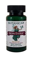 Vitanica - Iron Extra, Enhanced Iron Absorption, Vegan, 60 Capsules