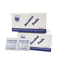 100 Pcs Disposable Alcohol Disinfection Cotton Pad Alcohol Pad Swabs Pads Wipes Antiseptic Disinfect Medicine Skin Cleanser