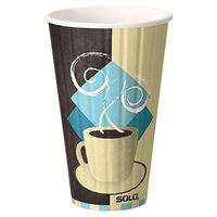 Solo IC16-J7534 16 oz Tuscan Cafe Duo Shield insulated Paper Hot Cup (Case of 525)