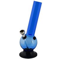 Acrylic Mini Smoking Handmade Glass 20cm, Blue