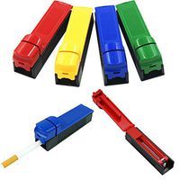 XBKPLO Manual Cigarette Tobacco Injector Staple Style Rolling Machine Single Tube Filling Roller Maker Smoking 1 Pack (Random)