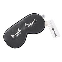 100% Silk Sleep mask with Adjustable Strap,Comfortable and Super Soft Eye mask Ultimate Sleeping aid,blindford Darkgrey pattern2