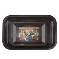 Rolling Tray Metal Tobacco Joint Funny Trays for Weeds (Large)