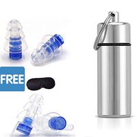 High Fidelity Ear Plugs 2 Pairs 30dB and 20dB for Festival, Concerts, Music, Musicians, Racing, Traveling.Noise Cancelling Earplugs. Premium Quality Silicone Earplugs.Plus 3D Sleeping Mask.