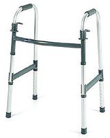 Invacare Dual Release Paddle Walker with Wheels-Junior: 3 inch wheels (4ft.4in - 5ft.7in),Each