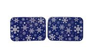 Lindy Bowman Christmas Holiday Gift Card Tin Box (Blue Snowflakes) 2 Pack