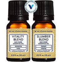 Morning Energy Night Sleep Blend 100 Pure Essential Oil Aromatherapy (2 Bottles)