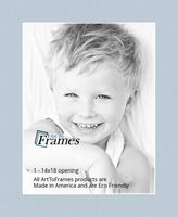 14x18 Fountain Blue / Baby Blue Custom Mat for Picture Frame with 10x14 opening size (Mat Only, Frame NOT Included)