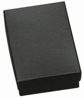 100 Cotton Filled Boxes, 2 1/8" x 1 5/8" x 3/4" , Black size #11