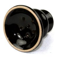 NeverXhale Hookah Accessories: Hookah Shisha Narghile Tobacco Standard Replacement Bowl (Black)