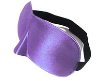 D&R Designs Contoured & Comfortable 3D Sleep Mask with Moldex Ear Plugs (Purple)