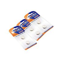 6PC(3 cards) Alkaline Coins Battery AG10 LR1130 389 LR54 L1131 189 LR54/189/L1130 for watches