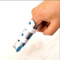Hand Guard Straightening Finger Splint Finger Fracture Fixed Finger Sleeve Rehabilitation Use Adult Small Thumb Dislocation Rehabilitation Device S 5CM