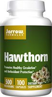 Jarrow Formulas Hawthorn, Promotes Healthy Circulation and Antioxidant Protection, 500mg, 100 Caps