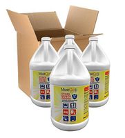 MustGo Odor Eliminator Fabric Spray - Controls and Prevents Damp, Musty, Mildew Odors - Unscented - 4 x 1 Gallon Case