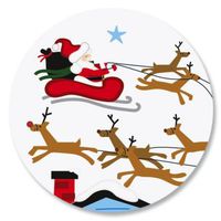 Merry Christmas Icons Envelope Seals - Set of 72