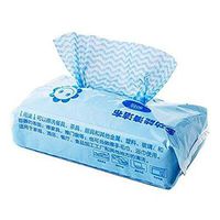 80pcs/Pack Environmental Disposable Washing Dish Towel Magic Kitchen Cleaning Cloth Non-Stick Oil Wiping Rags Towel Bag (10Pack),Blue
