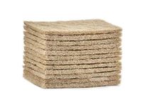 Superio Natural Sisal Scrubbing Pads - Eco-Friendly Kitchen Scouring Pads - 12 Pack