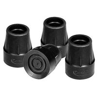 Carex Quad Cane Tips, Black, 5/8", 0.02 Pound