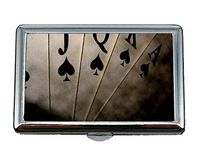 Cigarette Case Box,Poker Business Card Holder Wallet Credit Card ID Case