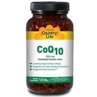 COUNTRY LIFE VITAMINS CO Q10,100MG, 120 SGEL
