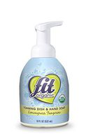 Fit Organic Foaming Dish & Hand Soap, Lemongrass Tangerine, 18 Ounce