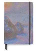 Claude Monet Art UV Printed on PU Leather A5 Journal Notebook - Lined Pages