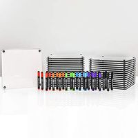 mcSquares Collaboration Tablets 32-Pack | Premium, Templated, Hand-Held, Stackable, Portable, Mobile, Personal Dry-Erase Boards