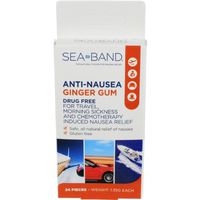 Anti Nausea Ginger Chewing Gum - 24 Each (Pack of 2)