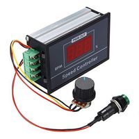 PWM DC Motor Speed Controller DC 6V - 60V Pulse Width Modulation Regulator 30A 1500W Stepless Variable Speed/Forward and Reverse Switch Pulse Width Modulation DC Speed Regulation