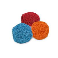 HIC Harold Import Co. 42018 Scouring Pad and Dish Scrubbers, Scratch Resistant and Non-Stick, Set of 3, Assorted