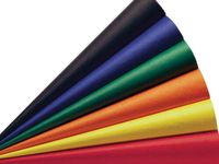 6ct Primary Colors Assortment Tissue Paper Gift Wrapping 15"x20" Sheets Eco-Friendly nfLG -406