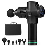 ARJOSPO Deep Tissue Massage Gun for Muscle Soreness and Stiffness, Whisper Quiet,Rechargeable - Includes 6 Massage Heads