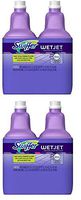 Swiffer WetJet Multi-Purpose Floor and Hardwood Cleaner Solution with Febreze Refill, Lavendar Vanilla and Comfort Scent, 1.25 Liter (4 Pack)