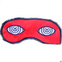 Touirch Anime Naruto Uchiha Sasuke Sharingan Eye Shade Cosplay Sleeping Mask (C)