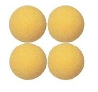 Tornado Official Foosballs Tournament Balls Commercial Quality - Play Like The Pros (4 Balls, Yellow)
