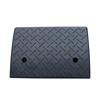 Step Slope Ramps, Wheelchair Locomotive Truck Mat- School Shop Store Garage Ramps Slow Down Silent Pad Vehicle Ramps (Color : Black)