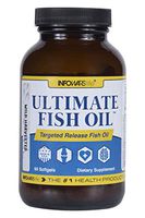 Infowars Life Ultimate Fish Oil (60 Softgel) - Fish Oil, Omega 3, Vitamin D & E Supplement
