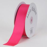 BBCrafts Fuchsia Satin Ribbon Single Face 1/4 inch 100 Yards