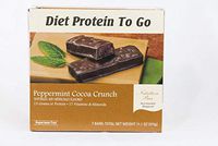 Peppermint Cocoa Crunch Bar 15 Grams of Protein 17 Vitamins and Minerals