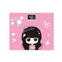 Daily necessities LTD Digital Weight Bathroom Scales, LCD Display Tempered Glass Precision Electronic Scale, Portable Electronic Scale Anti-Rollover Body, Suitable for Bathroom/Living Room/Bedroom