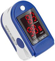 Fingertip Pulse Oximeter Blood Oxygen Sensor Blood Oxygen Saturation Monitor Portable Pulse Oximeter Heart Rate Monitor Pulse Sensor Meter with Alarm and Pulse Rate Monitor for Adults and Children