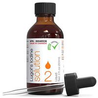 2 fl. oz. (60 mL) Lugol's Iodine Solution 2 Glass Dropper - GMP Certified Natural Health Product (NHP) - Includes Dispensing Kit and Branded Gift Box