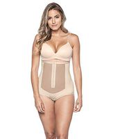 Bellefit Postpartum Medical-Grade Adjustable Corset Back Support and Abdominal Compression Recovery Girdle with Front Hooks Undergarment Shapewear Beige