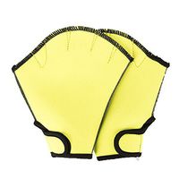 Togethor Bathroom Accessories Sets -1pair Swimming Surfing Diving Training Hand Flippers Swim Finger Frog Webbed Gloves