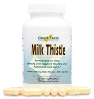 Good State - Milk Thistle Extract - (500 mg) (80% silymarin) (120 veggie capsules)